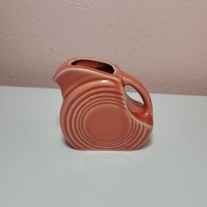Fiesta persimmon mini pitcher